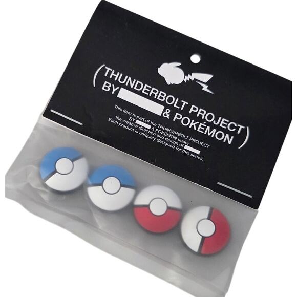 NEW Thunderbolt Project Pokemon Nintendo DS Joy Stick Covers Red Blue - Picture 1 of 3